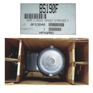 90mm flanged strainer